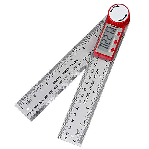 CHBC Digital Angle Ruler Meter 0-200mm 0-300mm 0-500mm Ruler Inclinometer Electron Goniometer Protractor Angle Finder Scale Measuring Tools