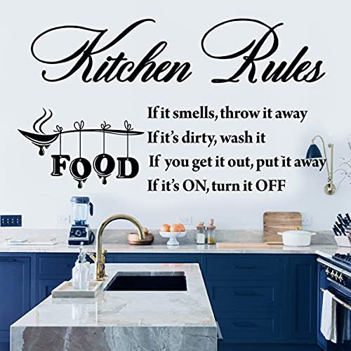 Vinyl Wall Sticker Kitchen Rules Art Home Mural Decor Wall Art Inspirational Quotes Wall Stickers for Kitchen Dining Room Living Room Wall Decor Home Decoration. Vinyl Wall Sticker Kitchen Rules Art Home Mural Decor Wall Art Inspirational Quotes Wall Stickers for Kitchen Dining Room Living Room Wall Decor Home Decoration.