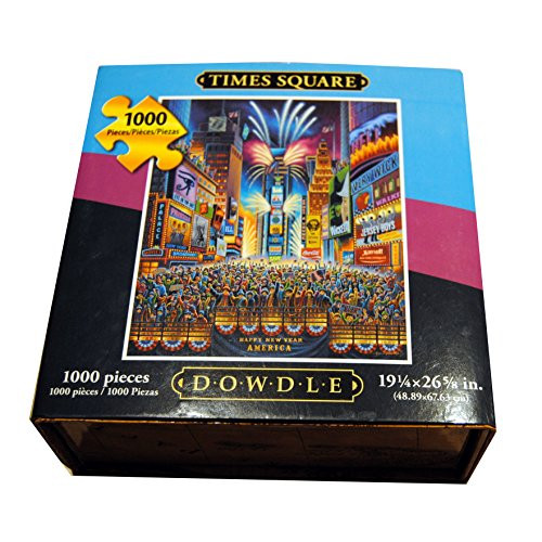Dowdle Folk Art Times Square Jigsaw Puzzle -1000 Pieces-