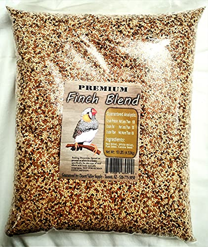 Premium Finch Seed - Wild Bird - Finch Food -10-Pounds-
