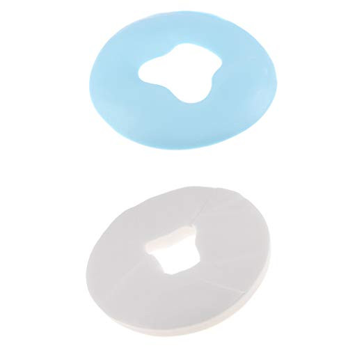 Prettyia SKIN FRIENDLY Beauty Salon SPA Massage Bed Silicone Gel Rubber Soft Face Cradle Cushion Pillow  plus 100 Disposable Covers