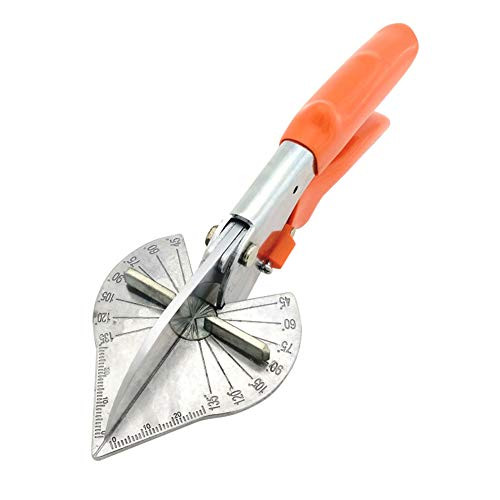 Zoomarlous Multi Angle Miter Cutter Shear Hand Tools,Universal Angle Wire Duct Scissor 45-135 Degree Shear Cutter Hand Tool