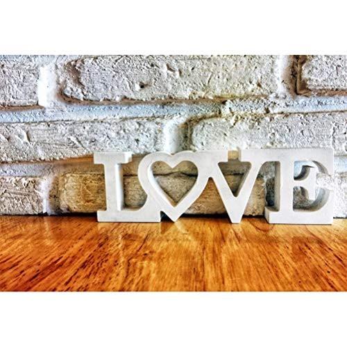 Laeacco Valentine's Day Backdrop Vinyl 7x5ft Grunge Old Brick Wall White Love Letters Retro Wooden Floor Background Lovers Adult Portrait Shoot Wallpaper Studio Props