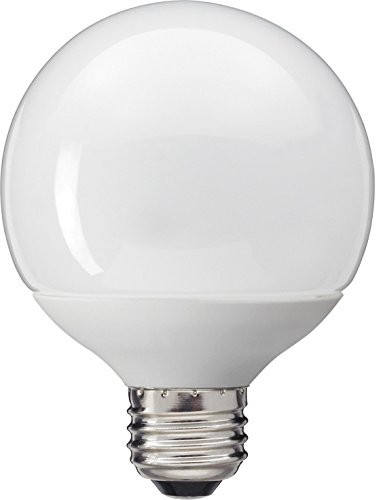 GE Lighting 89954 Energy-Smart LED 5-watt -40-watt Replacement-, 350-Lumen, G25 Bulb with Medium Base, Dimmable, Soft White, 6 Pack