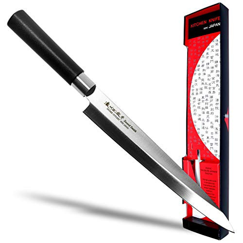 Seki Japan MASAMUNE, Japanese Sushi Chef Knife, Stainless Steel Wa Sashimi Yanagiba Knife, PP Handle, 8.3 inch (210mm)