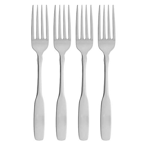 Oneida Paul Revere Fine Flatware Dinner Forks, Set of 4 , 18/10 Stainless Steel, Silverware Set, Dishwasher Safe Oneida Paul Revere Fine Flatware Dinner Forks, Set of 4 , 18/10 Stainless Steel, Silverware Set, Dishwasher Safe