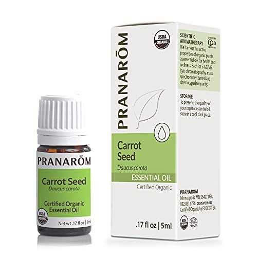 Pranarom - Carrot Seed Oil -5ml- - 100 percent Pure Natural Therapeutic Grade Essential Oil for Skincare and Wellness | USDA and ECOCERT Certified Organic