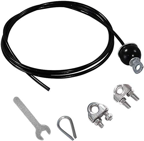 LURICO Cable Pulley, Fitness Pulley Cable Machine Attachment System, 3M Pulley Cable Attachment, Replacement Cable for Home Gym Equipment, for Arm Biceps Triceps Strength Gym Machine Equipment
