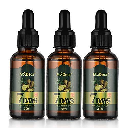 Hair Growth Serum, 30ml Ginger Germinal Essential Oil, Hair Growth Oil Dense Thicken Hair Scalp Treatment, Hair Loss Treatment For Men and Women -3 Pack-