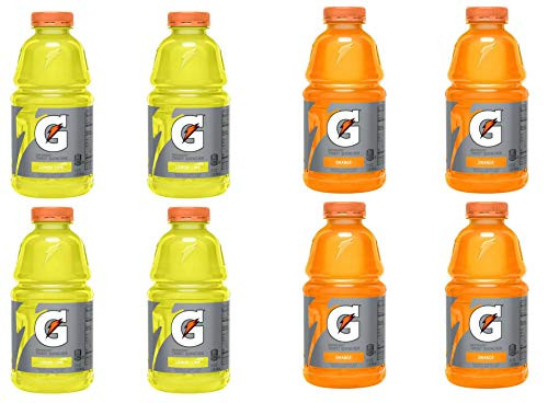 LUV BOX - Variety Gatorade Sports Drink Pack 32oz Plastic Bottle, 8 Per Case Lemon Lime,Orange