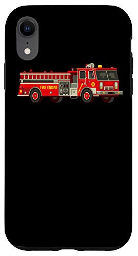 iPhone XR Fire Engine Firefighter Truck for Kids Graphic Case