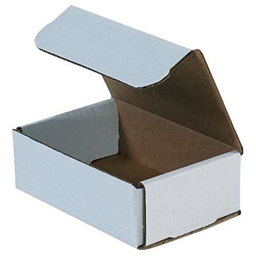 BOX USA BM642 6"L x 4"W x 2"H, White -Pack of 50-
