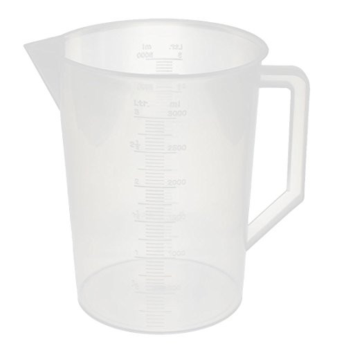 X-DREE Kitchen Labotary 3000ml Plastic Measuring Cup Jug Pour Spout Container -4e67aa55-a222-11e9-8d7c-4cedfbbbda4e-