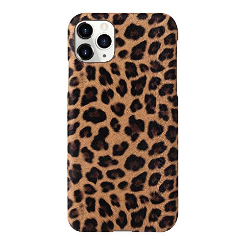 LUVI for iPhone 11 Pro Cheetah Print Leopard Case Cute Fashion Luxury Protective Cover Thin Slim Hard PC Leopard Cheetah Skin Pattern Case for iPhone 11 Pro Brown