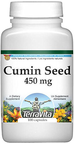 Cumin Seed - 450 mg -100 Capsules, ZIN: 511760-
