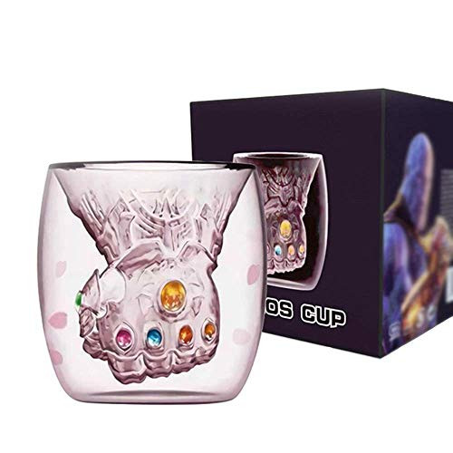 2019 Newest Thanos Cup The Infinity Gauntlet Design for Marvel Lovers Six Energy Gemstones Gauntlet Avengers Infinity War Gauntlet Coffee Cup Milk Mugs Gifts