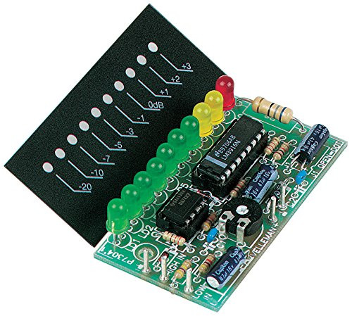 Velleman K4304 Mono VU-Meter with 10 LEDs, Multi-Colour