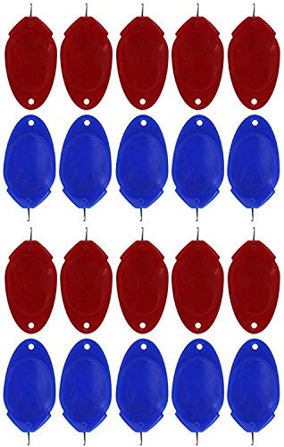 Needle Threader for Hand Sewing - 20 Pieces Crafting Wire Needle Threader, Plastic Sewing Needles Threader, Plastic Wire Loop DIY Needle Threader Hand Machine Sewing Tool for Women