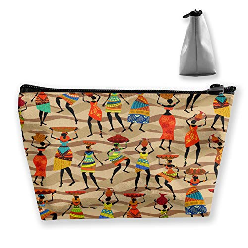 African Women Brown Stripe Cosmetic Bag Cosmetic Case Toiletry Bag Travel Case Makeup Bag Organizer For Women Travel Gifts African Women Brown Stripe Cosmetic Bag Cosmetic Case Toiletry Bag Travel Case Makeup Bag Organizer For Women Travel Gifts
