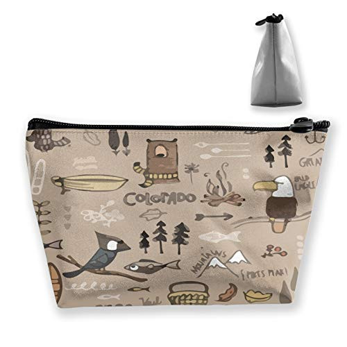 Colorado Funny Animal Brown Cosmetic Bag Cosmetic Case Toiletry Bag Travel Case Makeup Bag Organizer For Women Travel Gifts Colorado Funny Animal Brown Cosmetic Bag Cosmetic Case Toiletry Bag Travel Case Makeup Bag Organizer For Women Travel Gifts