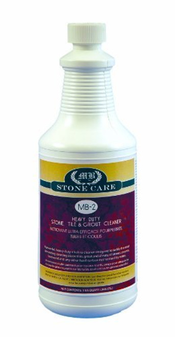 MB Stone Care Stone Tile and Grout Heavy Duty Cleaner, 1 Quart MB Stone Care Stone Tile and Grout Heavy Duty Cleaner, 1 Quart