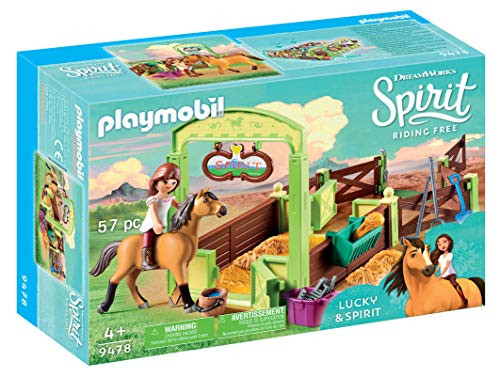 PLAYMOBIL® Spirit Riding Free Lucky & Spirit with Horse Stall Playset, Multicolor