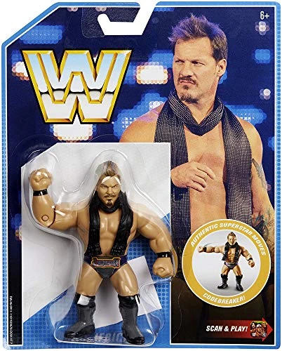 WWE Chris Jericho Retro App Action Figure, 4.5"