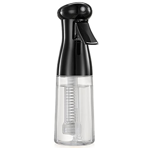 Hair Mister Spray Bottle, 6.8oz/200ml Sprayer Continuous Hair Water Ultra Fine Mister for Hair Styling, Plants, Cleaning, Misting  and  Skin Care