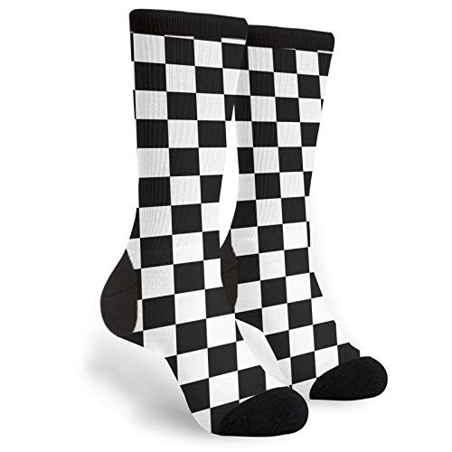 Checkered Floor Men Women Casual Socks Funny Funky Novelty Crew Tube Socks Checkered Floor Men Women Casual Socks Funny Funky Novelty Crew Tube Socks