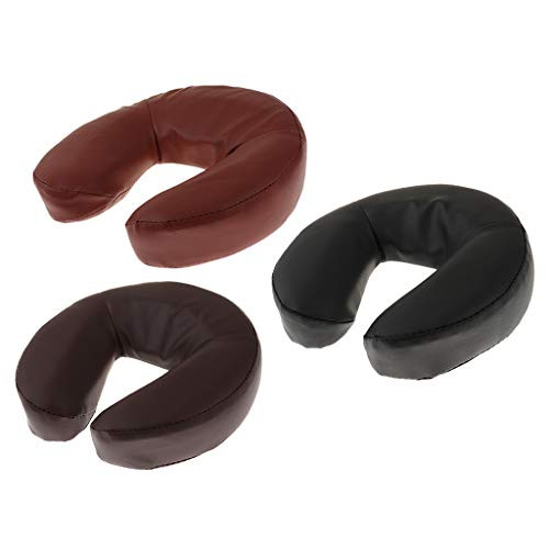 Bonarty 3 Pieces Massage Face Cradle Cushion Memory Foam - Massage Table and Massage Chair Headrest Pillow with Washable Fleece Cover Bonarty 3 Pieces Massage Face Cradle Cushion Memory Foam - Massage Table and Massage Chair Headrest Pillow with Washable Fleece Cover