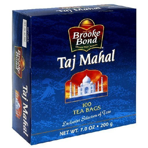Brooke Bond Taj Mahal Tea Bags, 100-Count Boxes (Pack of 6) Brooke Bond Taj Mahal Tea Bags, 100-Count Boxes (Pack of 6)