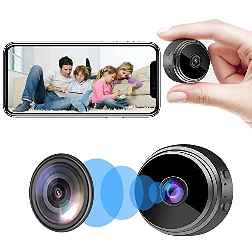 Camera Hidden Home Security Camera WiFi Mini Spy Camera Video Recorder with Audio, Nanny Cam with Motion Detection Night Vision Remote Control on App