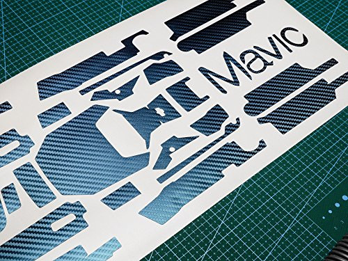 Taco-RC Carbon Fiber Skin Sticker Decal for DJI MAVIC Battery REMOTE GRADIENT