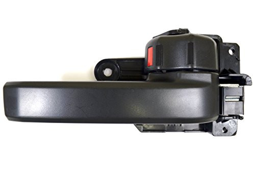 PT Auto Warehouse TO-2952A-RH - Inside Inner Interior Door Handle, Black - Passenger Side