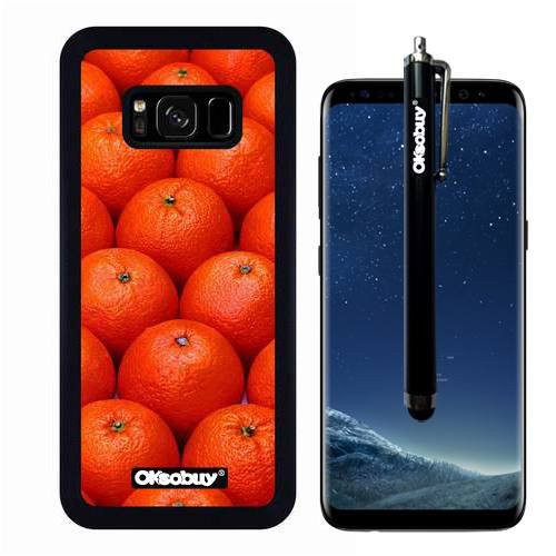 Galaxy S8 Case, Rainbow Colorful Orange Case, OkSoBuy Ultra Thin Soft Silicone Case for Samsung Galaxy S8 - Rainbow Colorful Orange