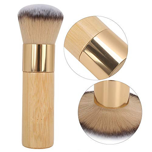 Eyeshadow Make up Brush Set, Handle Make up Brush, Bamboo Makeup Brush Loose Powder Brush Base Makeup Blusher Brush Cosmetic Applying Tool