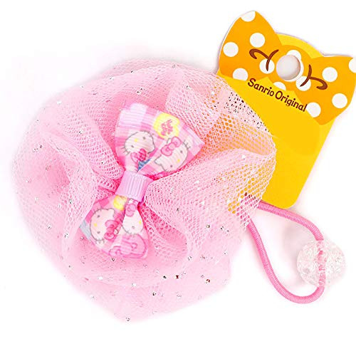 Kitty Hello Chloe Pony Tail Holder Hair Elastic Ribbon Kids