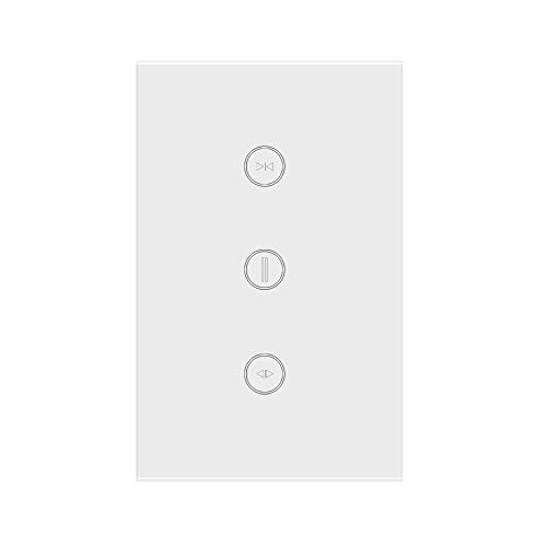 Jinvoo Wi-Fi Smart Curtain Wall Touch Panel Switch, No Hub Required, Wireless Remote Control from Anywhere with Smart phone, Compatible with Alexa and Google Assistant Jinvoo Wi-Fi Smart Curtain Wall Touch Panel Switch, No Hub Required, Wireless Remote Control from Anywhere with Smart phone, Compatible with Alexa and Google Assistant