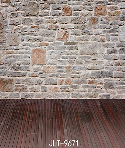 5X10FT-Brick Wall Photography Backdrops Children Wood Floor Photo Studio Background