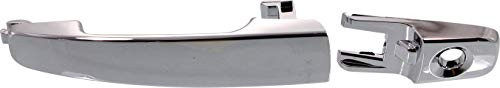 Exterior Front Door Handle Compatible with FORD FOCUS 2008-2011 LH Chrome with Keyhole USA Type -Handle plusCover-
