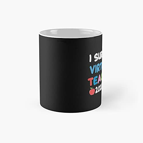 Funny I Survived Virtual Teaching End Of Year Teacher Remote Tshirt1 Classic Mug