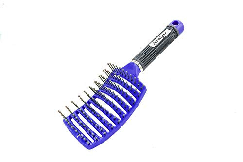 Curved Vented Hair Brush,Vent Brush, Styling for Thick Long Hair, Detangling Massage Brush for Women or Men, Fast Drying Blow Dryer Brush Wet/Dry -Blue- Curved Vented Hair Brush,Vent Brush, Styling for Thick Long Hair, Detangling Massage Brush for Women or Men, Fast Drying Blow Dryer Brush Wet/Dry -Blue-