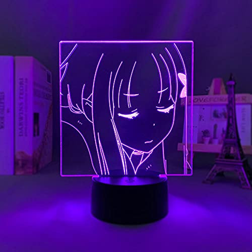 Anime 3D Led Nightlight Re Zero Starting Life in Another World Re Zero Figure Light for Kids Child Birthday Gift Bedroom Manga Creative lampara-Remote Control