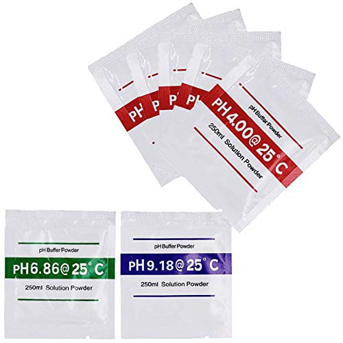 3pcs/lot PH Buffer Solution Powder for PH Test Meter Measure Calibration Point 4.00 6.86 9.18