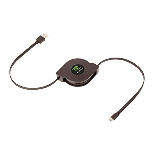 ReTrak ETPRM510 Retractable 10-Foot Micro USB Charge and Sync Cable