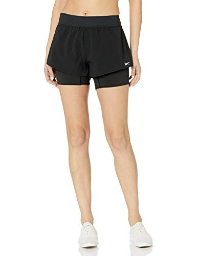 Reebok Training Supply Epic Short 2 in 1, Black, X-Small
