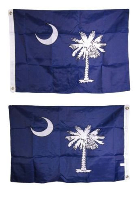 Moon Knives 2x3 Embroidered South Carolina Double Sided 210D Sewn Nylon Flag 2x3 2 clips - Party Decorations Supplies For Parades - Prime Outside, Garden, Men Cave Decor Flag Moon Knives 2x3 Embroidered South Carolina Double Sided 210D Sewn Nylon Flag 2x3 2 clips - Party Decorations Supplies For Parades - Prime Outside, Garden, Men Cave Decor Flag