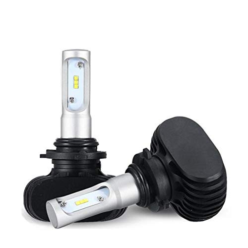 9006 LED Headlight Bulbs White Light LED Headlamp Bulbs,CSP Chips 50W 8000 Lumens 6500K Car Headlight Bulbs HB4 Xenon White Extremely Bright Conversion Fog Light 2 Years Warranty - 2 Pack