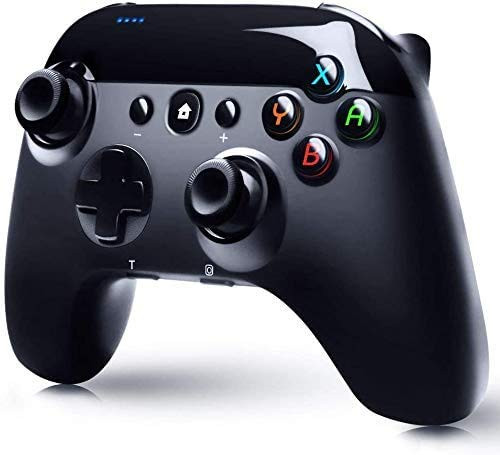 Wireless Pro Controller for Nintendo Switch, Switch Pro Controller Gamecube Gamepad 2020 Newest Joypad Remote Joystick, Adjustable Turbo, Dual Shock and Gyro Axis, Zelda, Mario, Splatoon 2