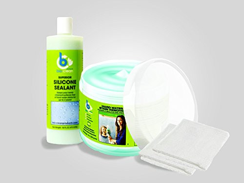 Bio Clean Products Hard Water Stain Remover 48oz  and  Silicone Sealant 16oz